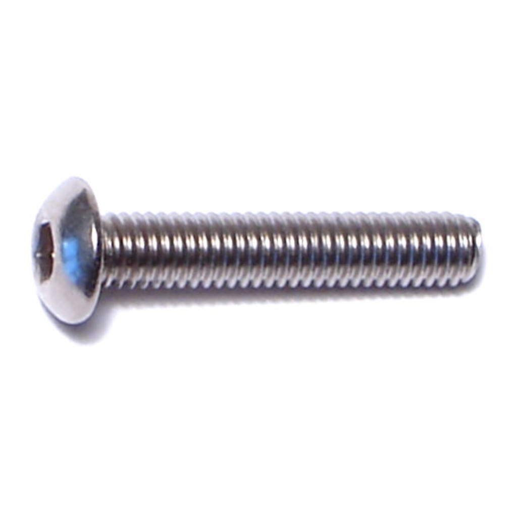 3mm-0.5 x 16mm Button Socket SS