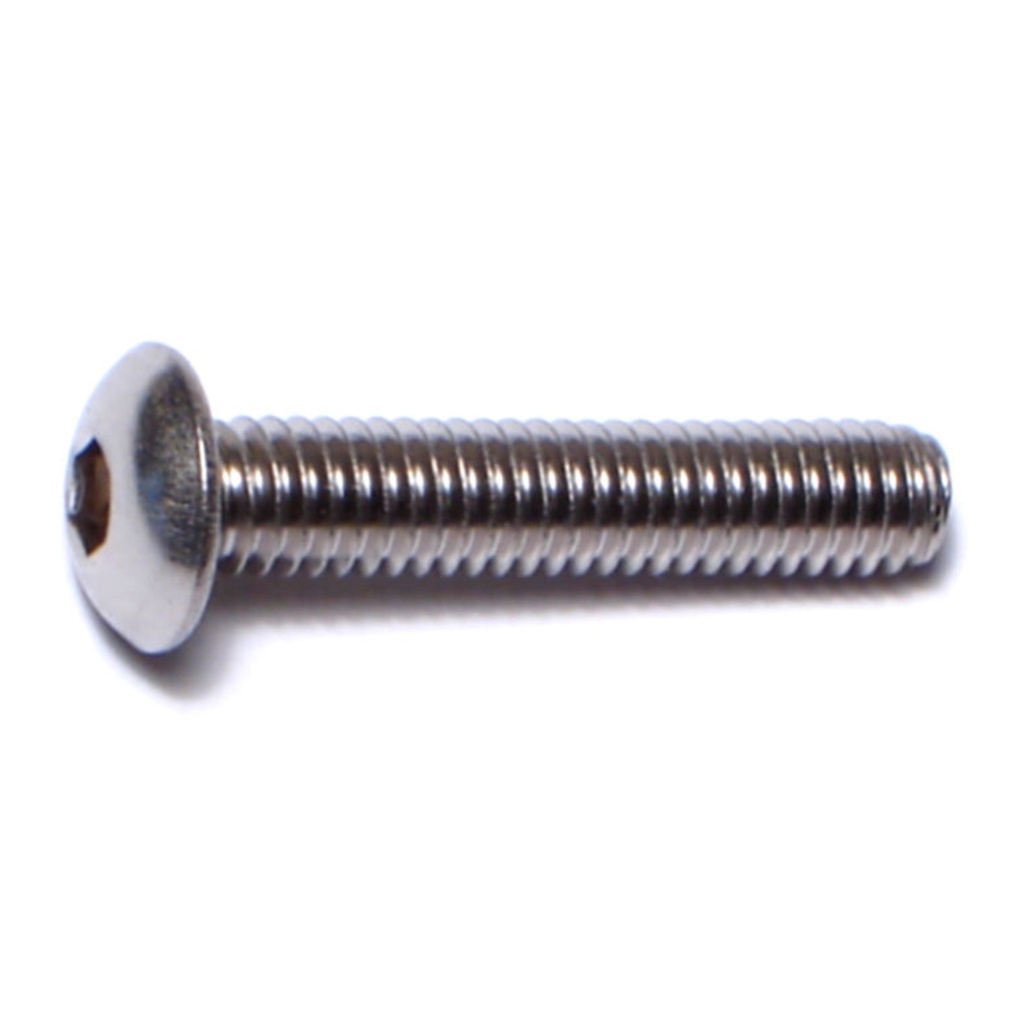 4mm-0.7 x 20mm Button Socket SS
