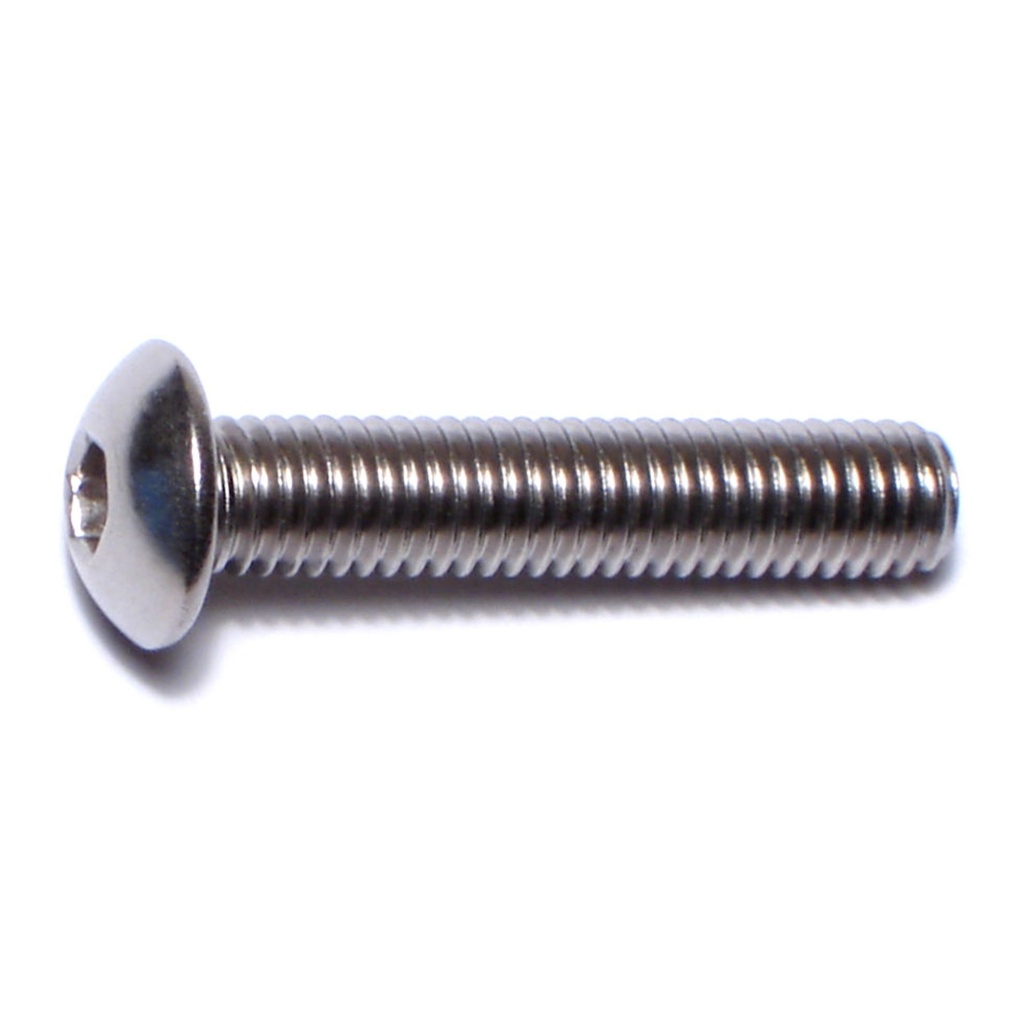 5mm-0.8 x 25mm Button Socket SS