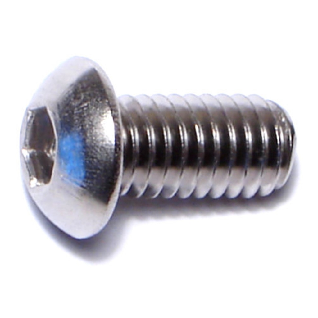 6mm-1.0 x 12mm Button Socket SS