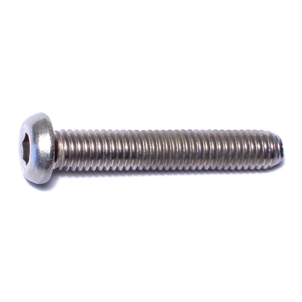 6mm-1.0 x 35mm Button Socket SS