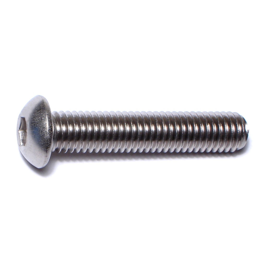 8mm-1.25x 40mm Button Socket SS