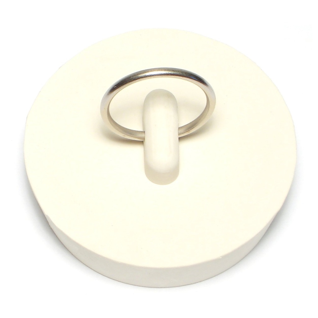 1-7/8 Wht Rubber Stopr