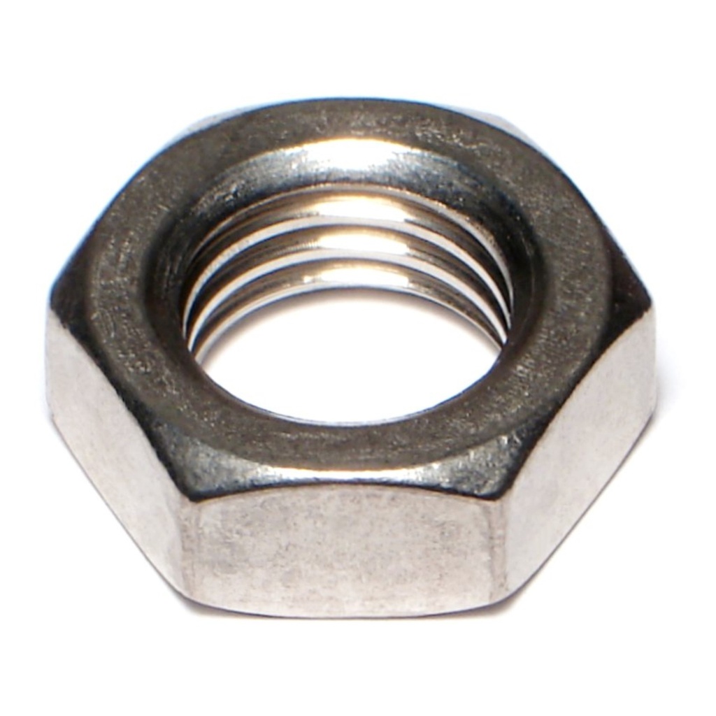 3/4-10 Hex Jam Nut SS
