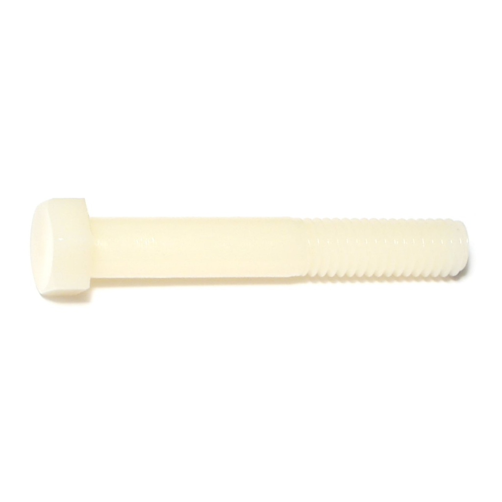 3/8-16 x 2-1/2 Nylon Hex Cap Sc