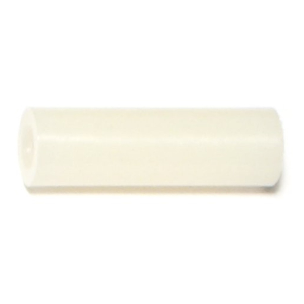 8-32x1x 5/16OD Thr Nylon Spacer
