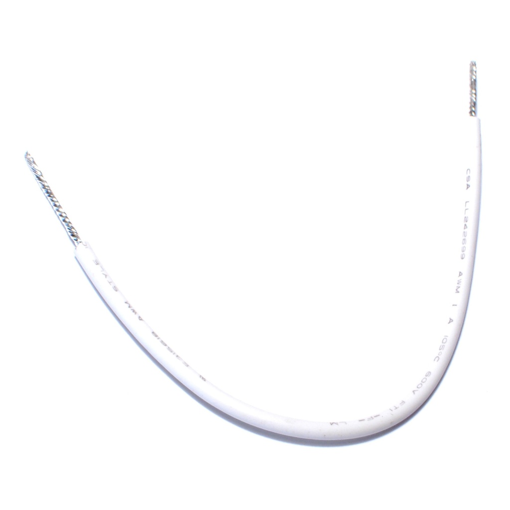 18 Gauge x 6 Strnd White Wire