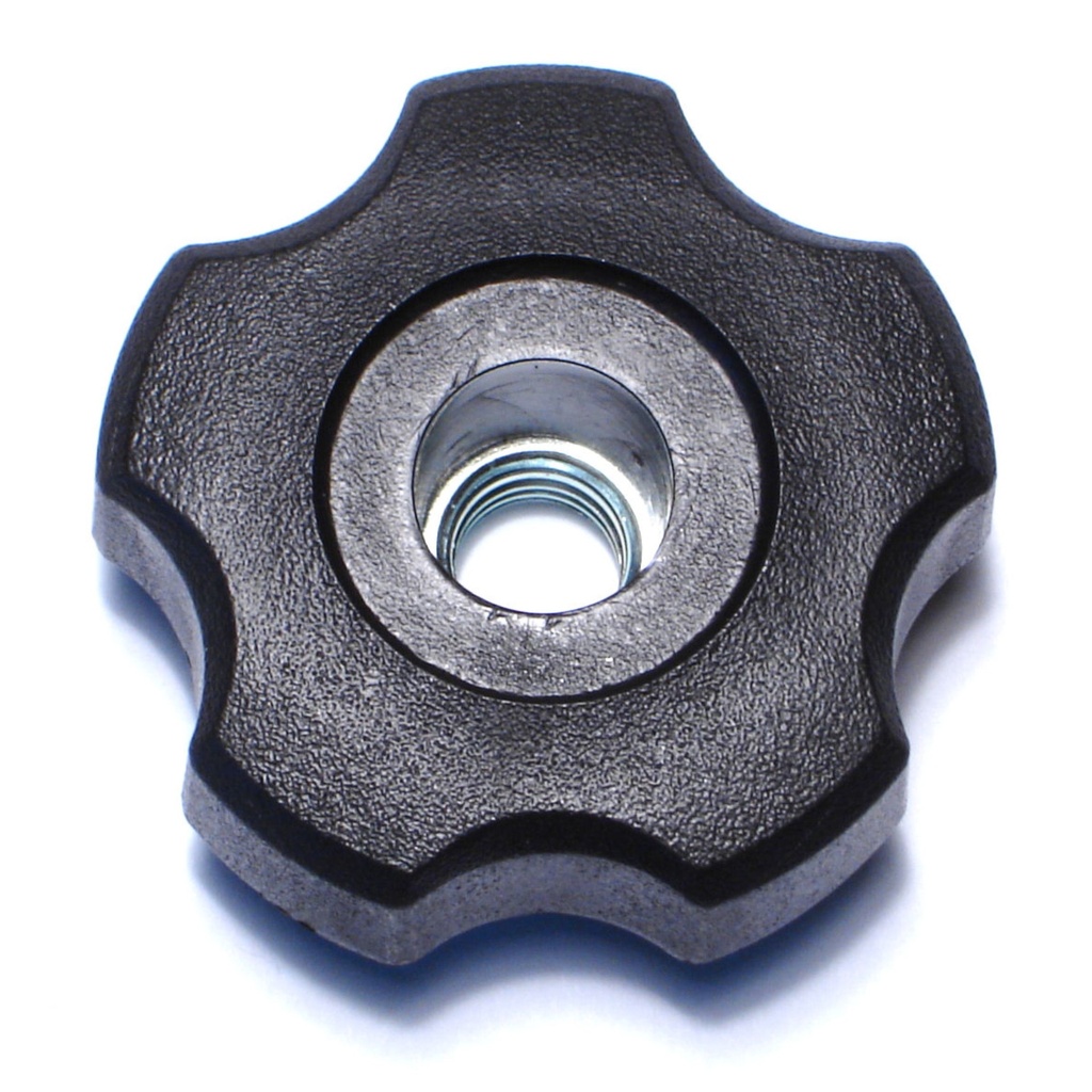 3/8-16 x 1-3/4 Fem Fluted Knob