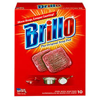 23310 BRILLO STEEL WOOL PADS O