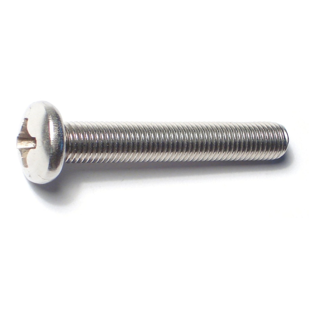 5/16-24 x 2 Ph Pn Mach Sc SS