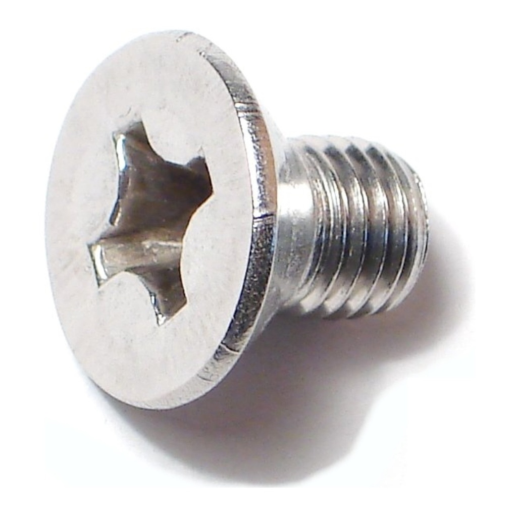 5/16-24 x 1/2 Ph Fl Mach Sc SS