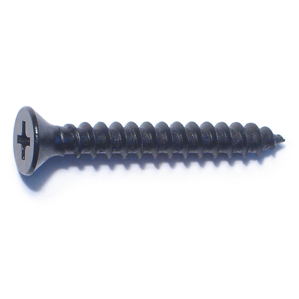 10 x 1-1/2 Ph Flat SMS Blk