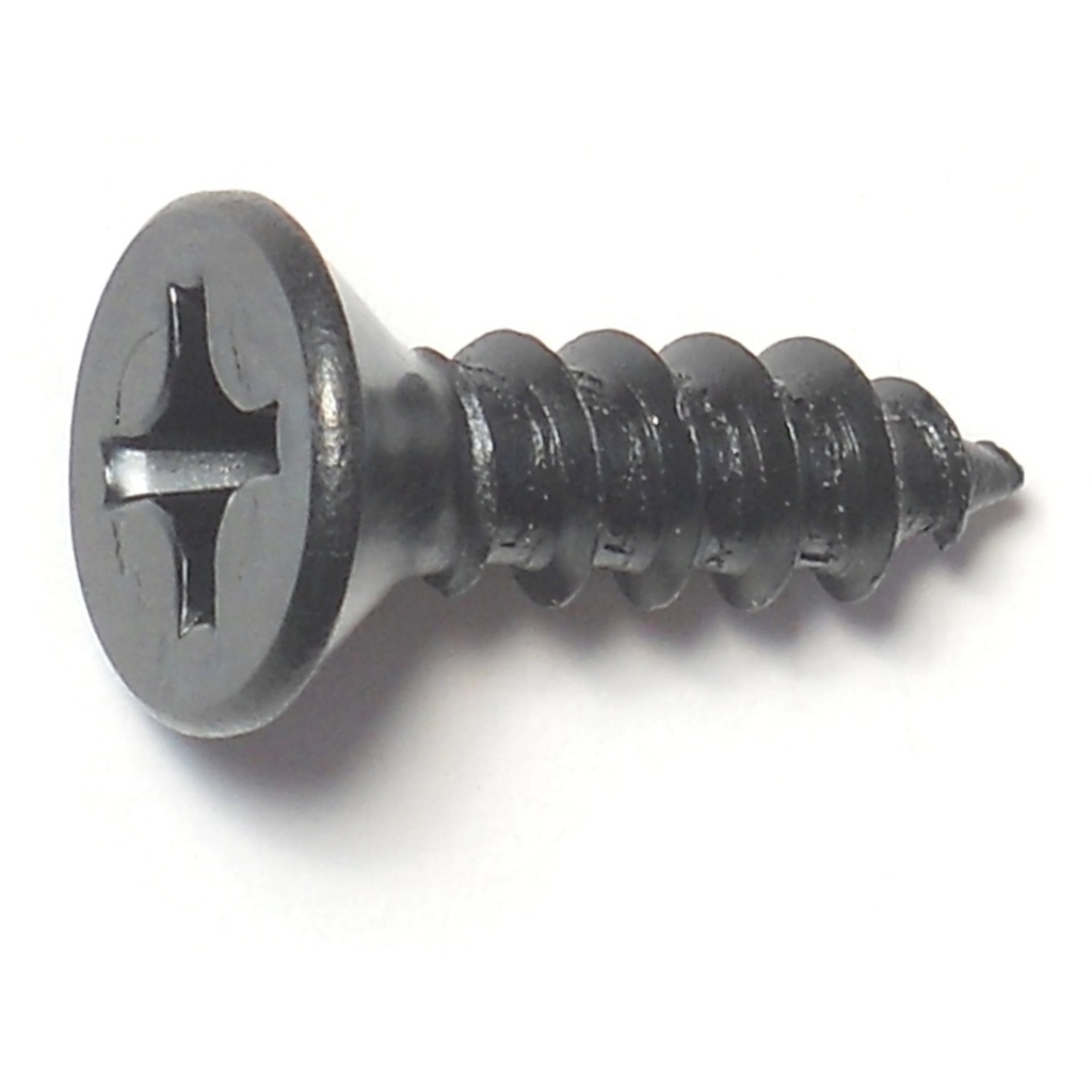 12 x 3/4 Ph Flat SMS Blk