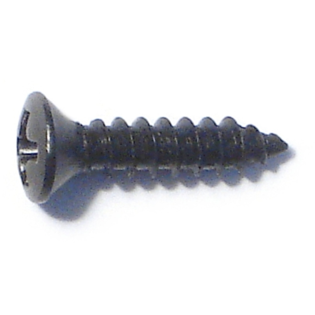 4 x 1/2 Ph Oval SMS Blk