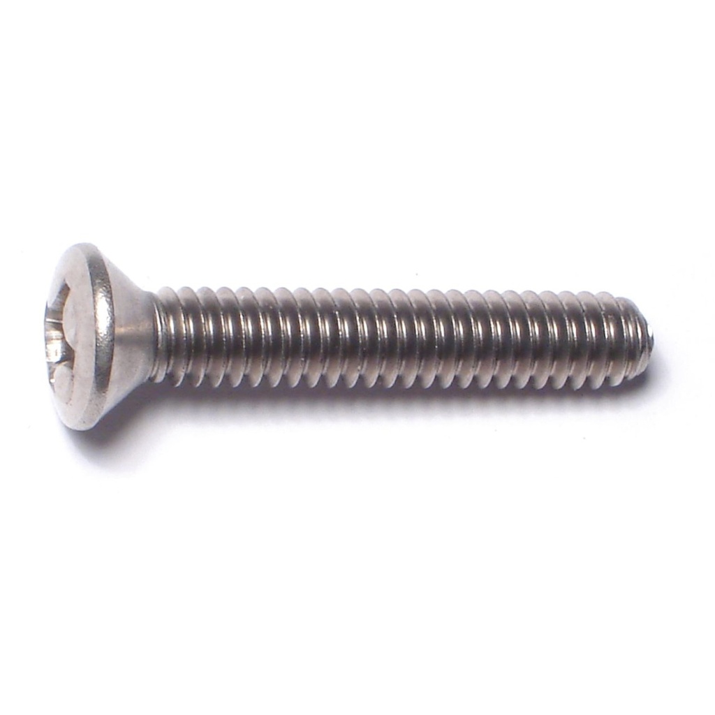 1/4-20 x 1-1/2 Ph Ov Mach Sc SS