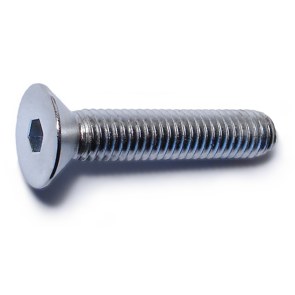 3/8-16 x 2 Flat Socket Chrm