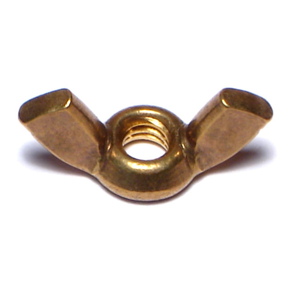 10-24 Wing Nut Brass
