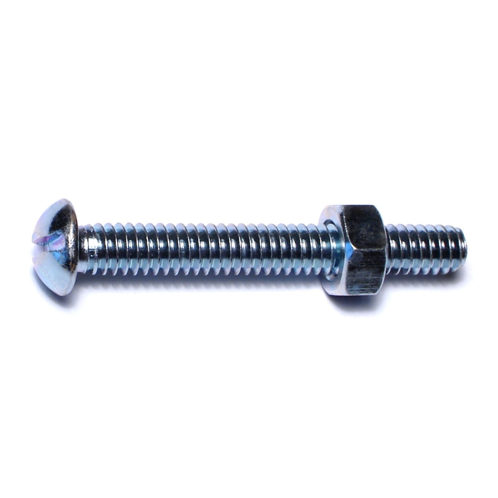 1/4-20 x 2 Sl Rd Mach Sc Zn