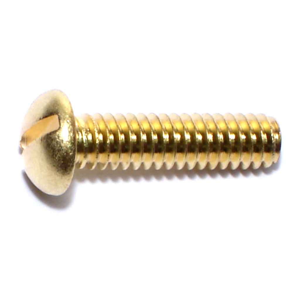 1/4-20 x 1 Sl Rd Mach Sc Br