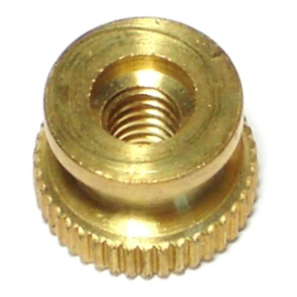 8-32 Knurled Nut Br