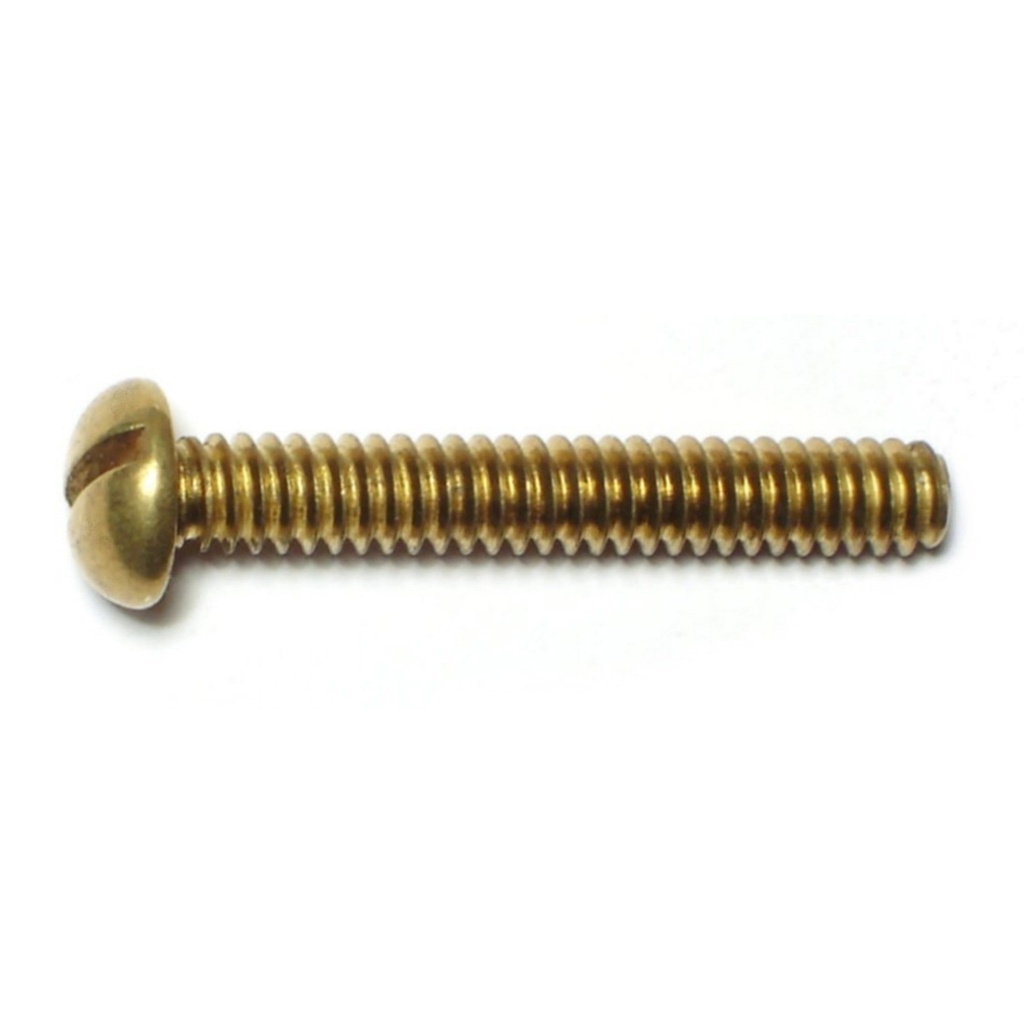 10-24 x 1-1/4 Sl Rd Mach Sc Br