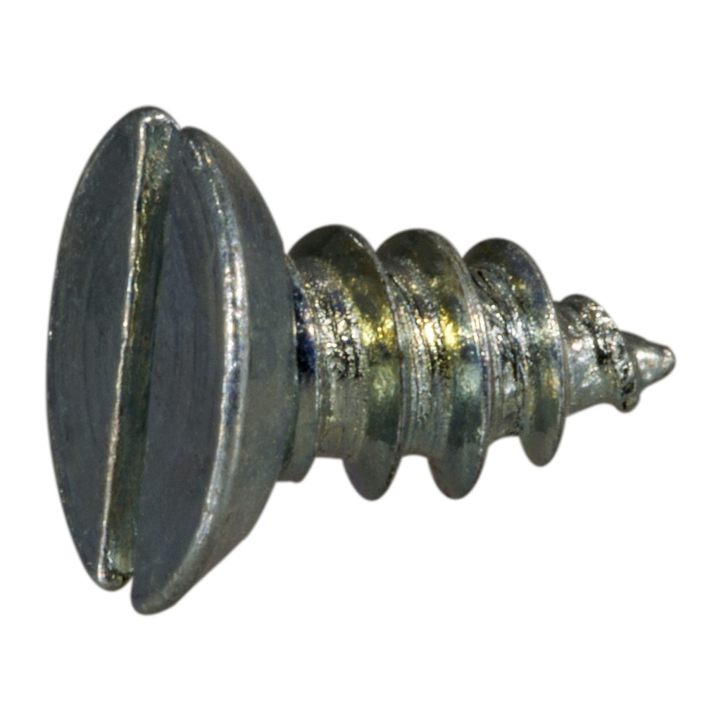 8 x 3/8 Sl Flat SMS Zinc