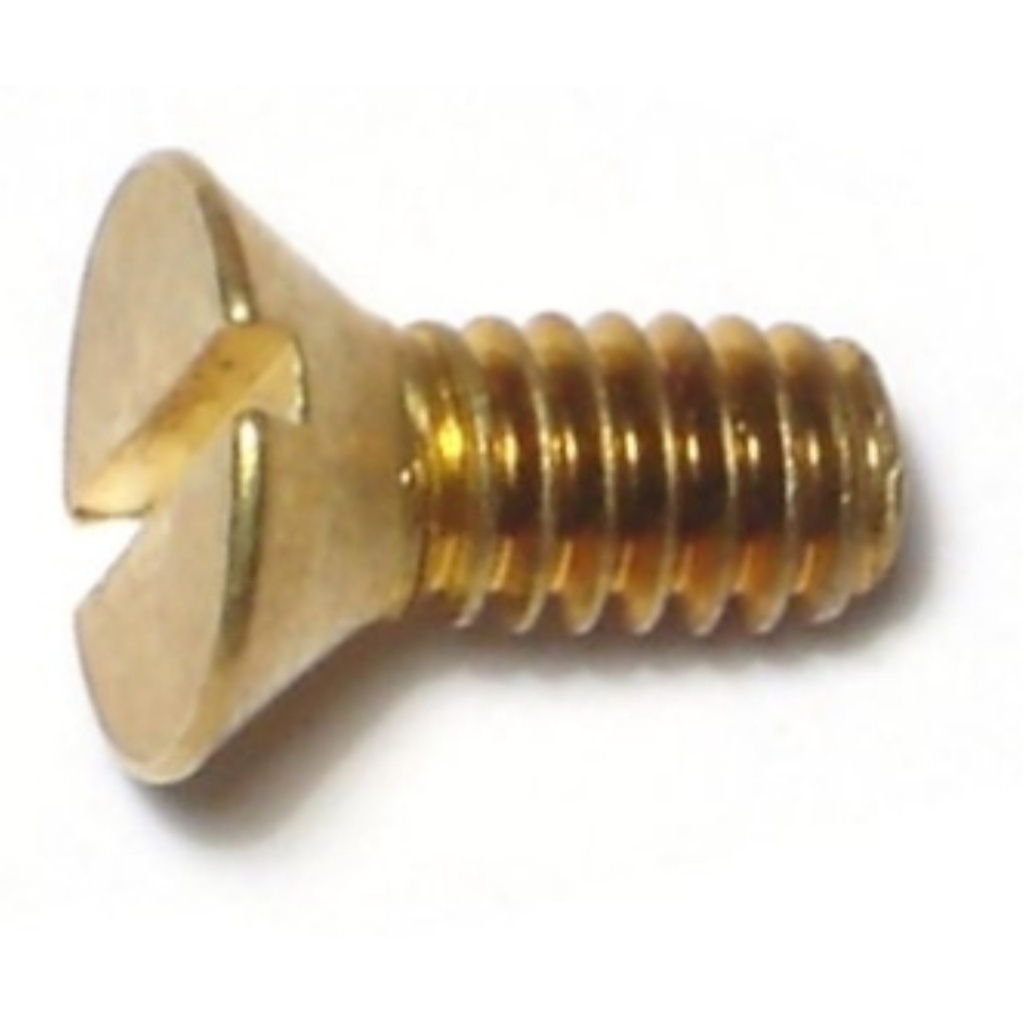 8-32 x 3/8 Sl Fl Mach Sc Br