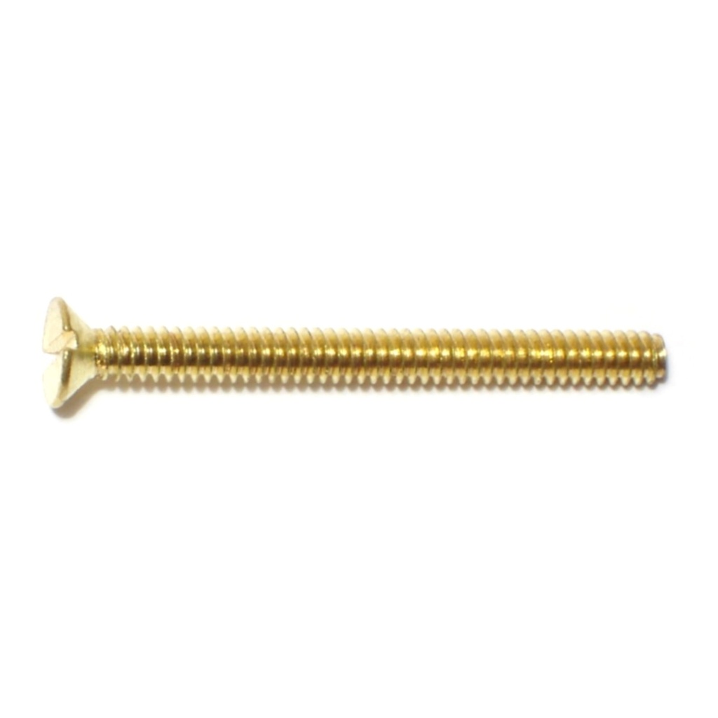 6-32 x 1-1/2 Sl Fl Mach Sc Br