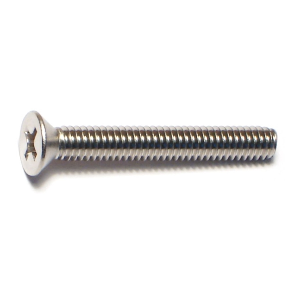 8-32 x 1-1/4 Ph Fl Mach Sc SS