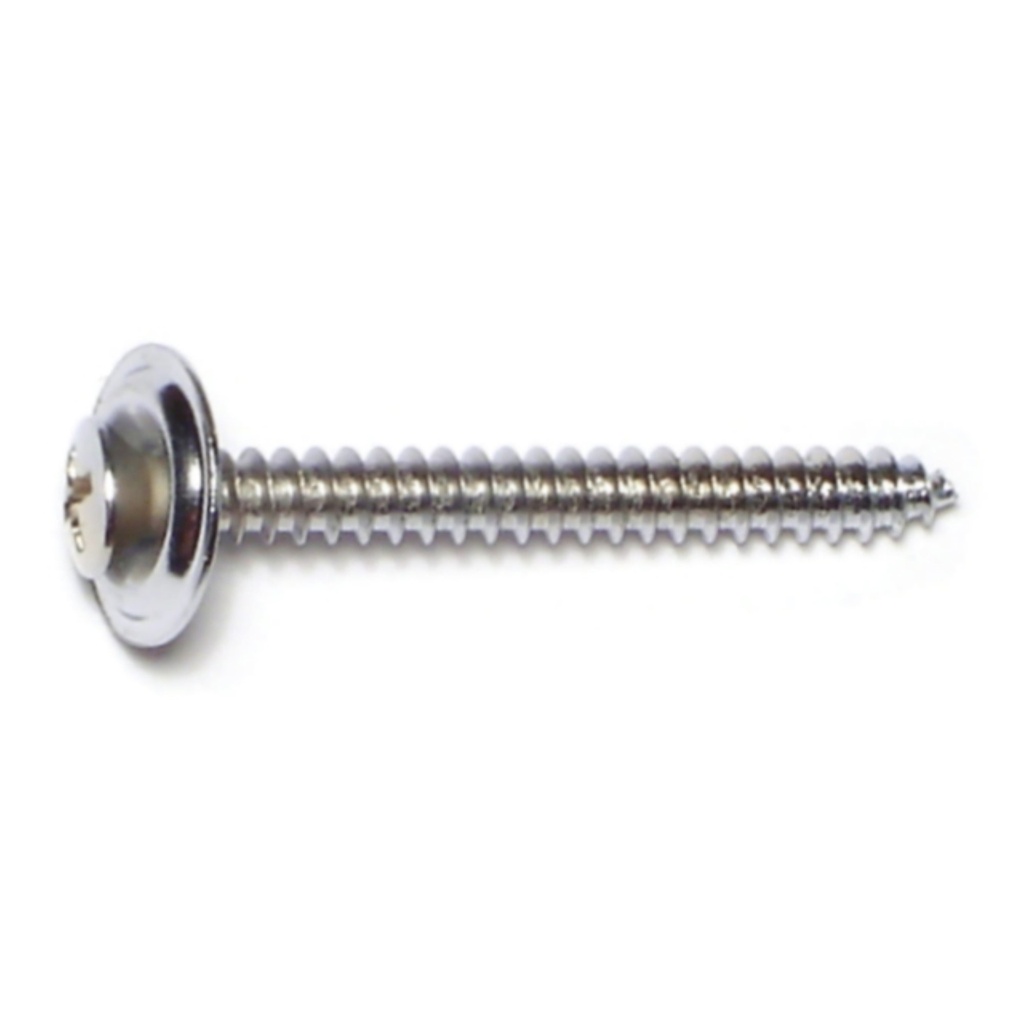 8 x 1-1/2 #6 Sems Trim Scr