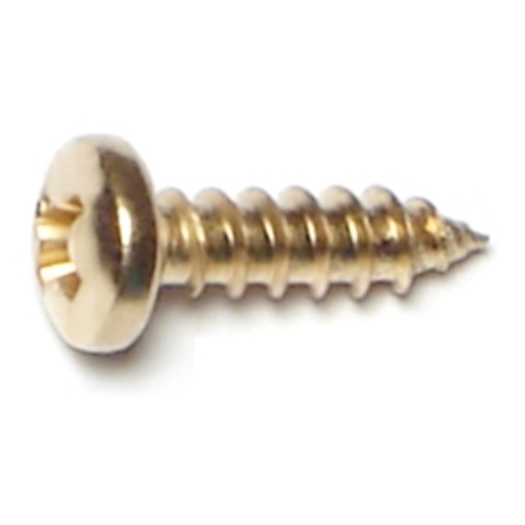 6 x 1/2 Ph Pan SMS Brass