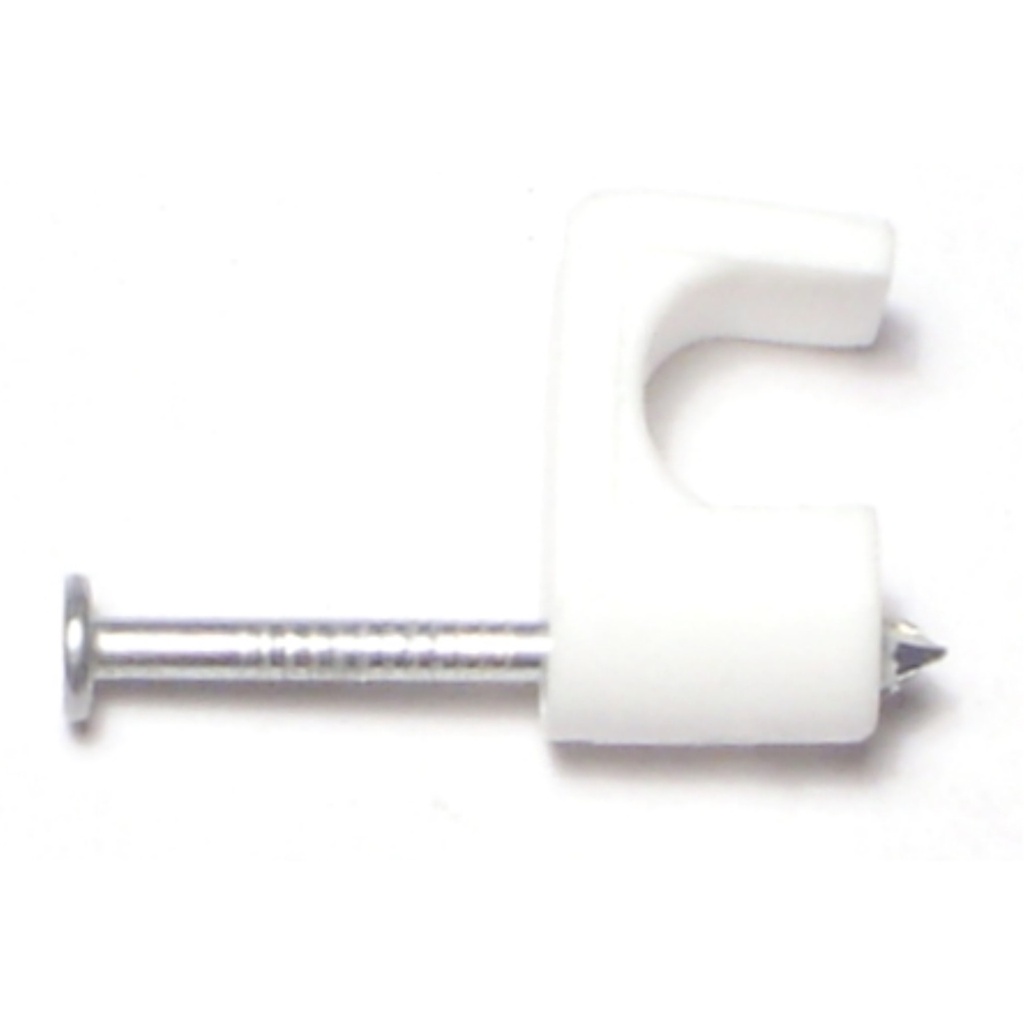 7mm Wire Clip-White