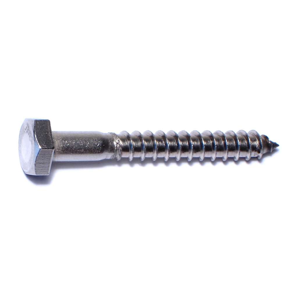 1/4 x 2 Hex Lag Screw SS