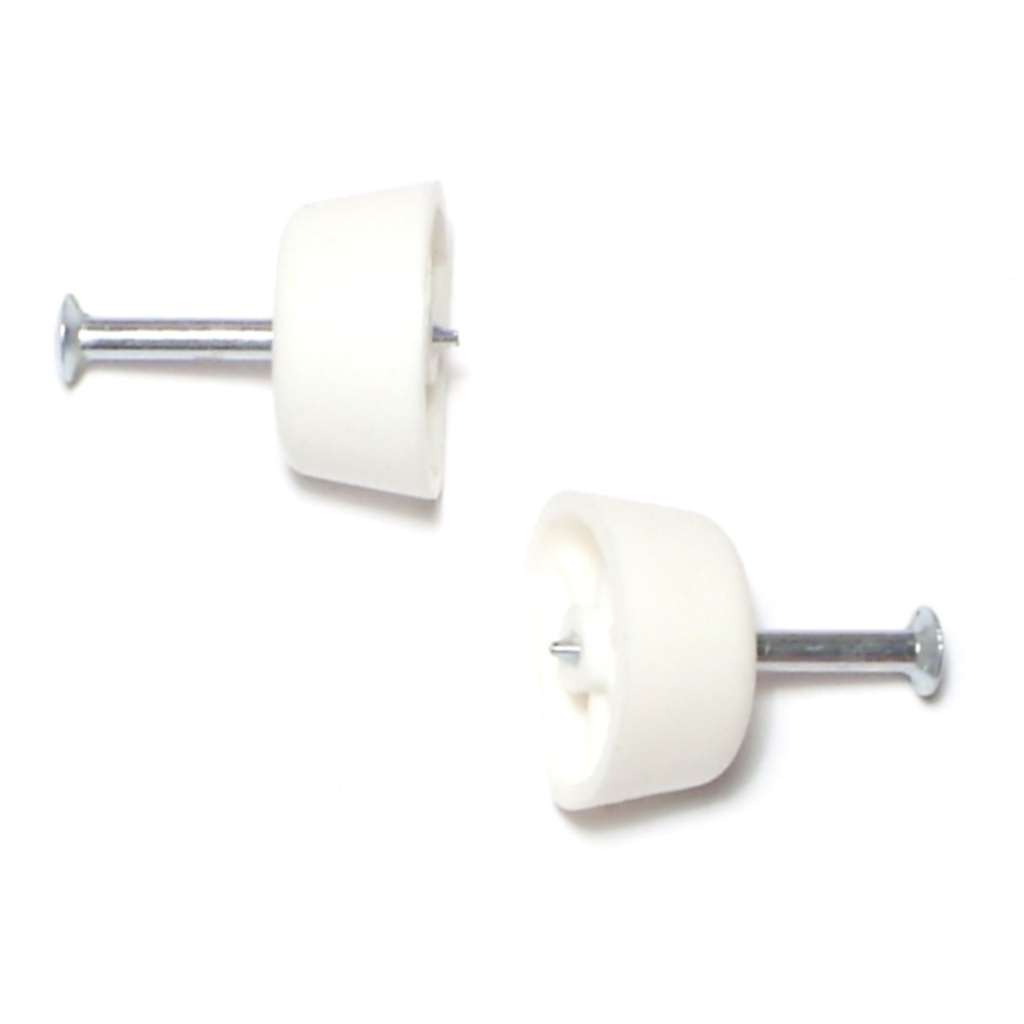 Nail In White Flat Shelf Supp