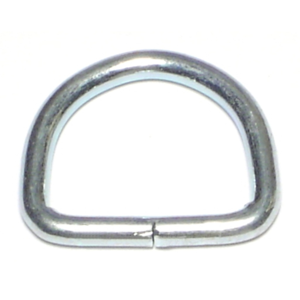3/4 D Ring Zinc