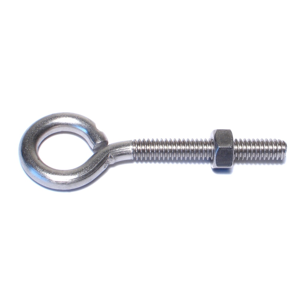 1/4-20 x 3 Eye Bolt w/ Nut