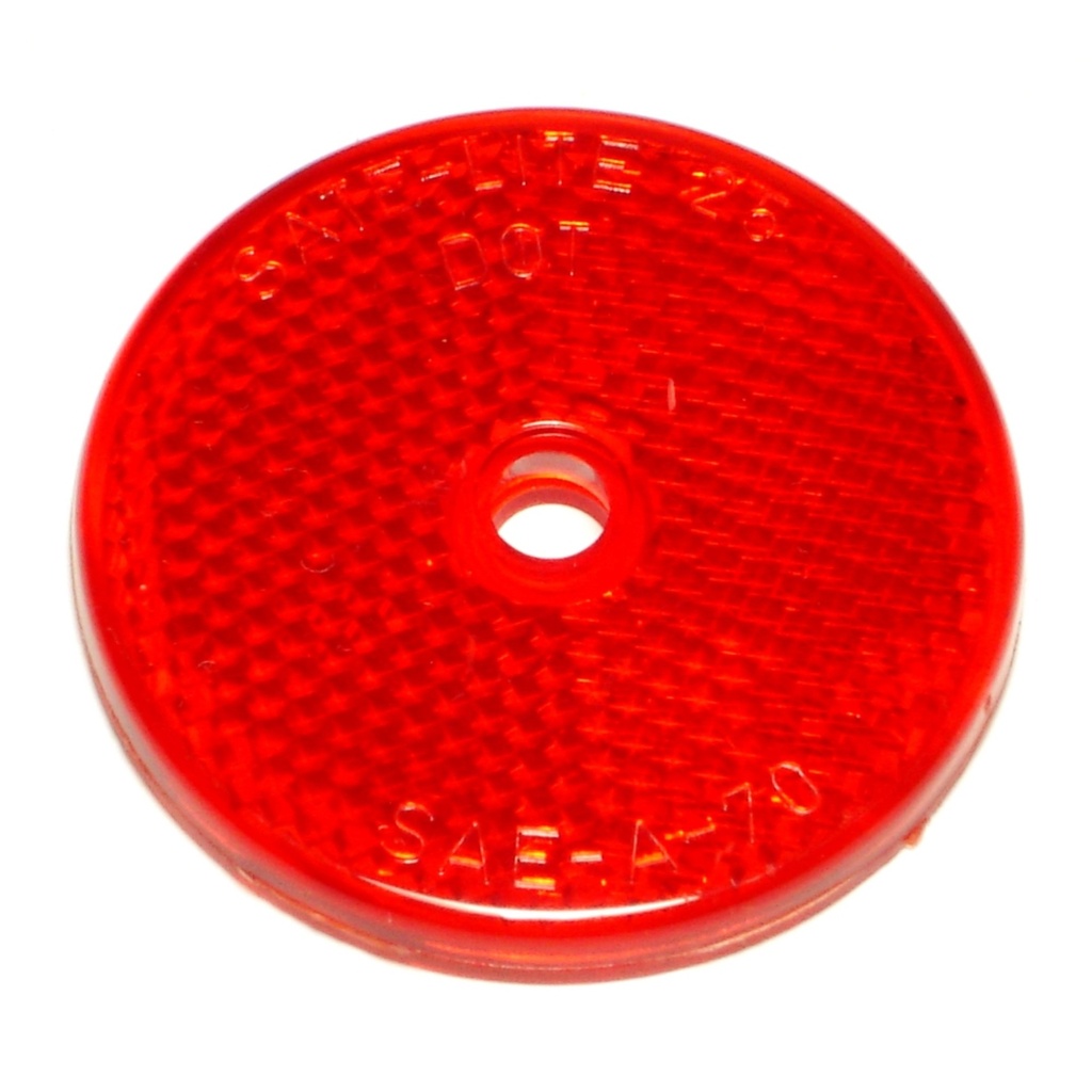 2-3/16 Red Reflector