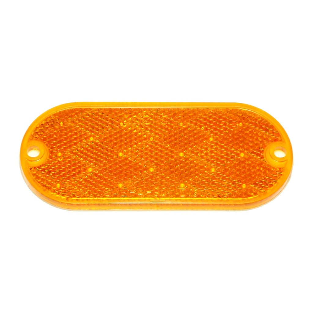 4-3/8 x 1-7/8 Amber Reflector