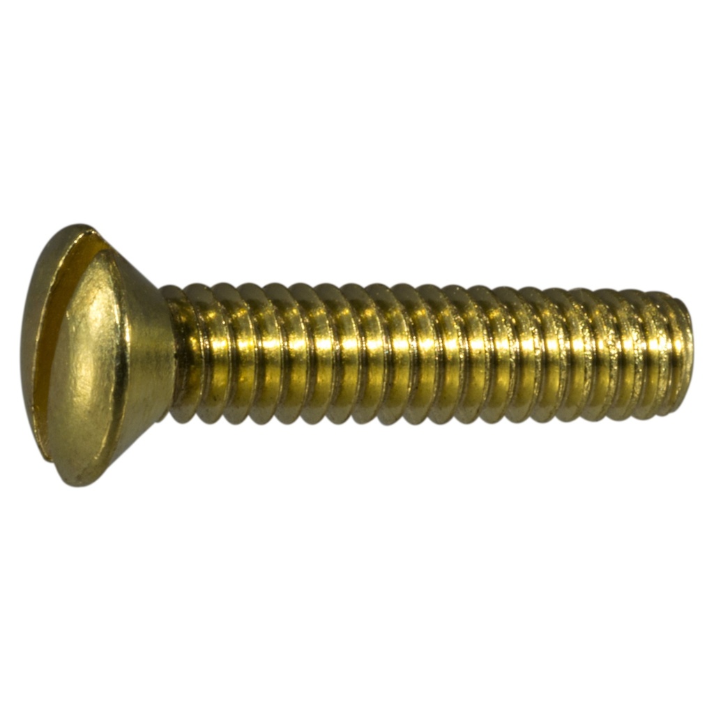 8-32 x 3/4 Sl Ov Mach Sc Br