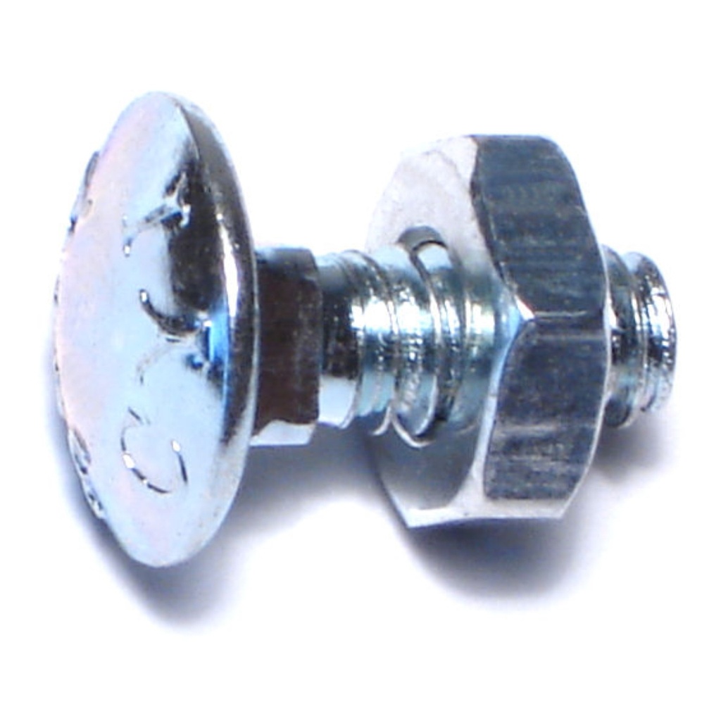 3/16 x 1/2 Carriage Bolt Zn