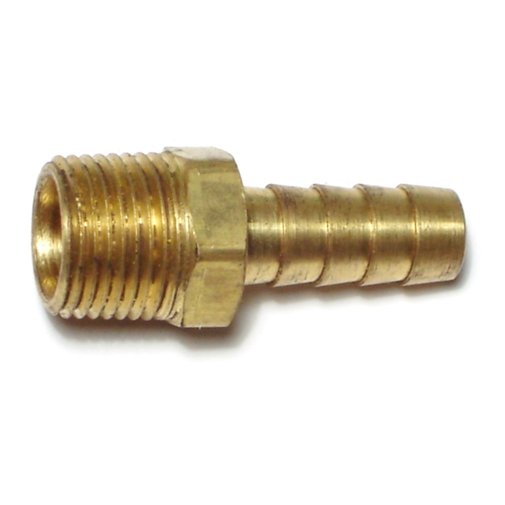 3/8 x 3/8Mpt Brass Hose Barb