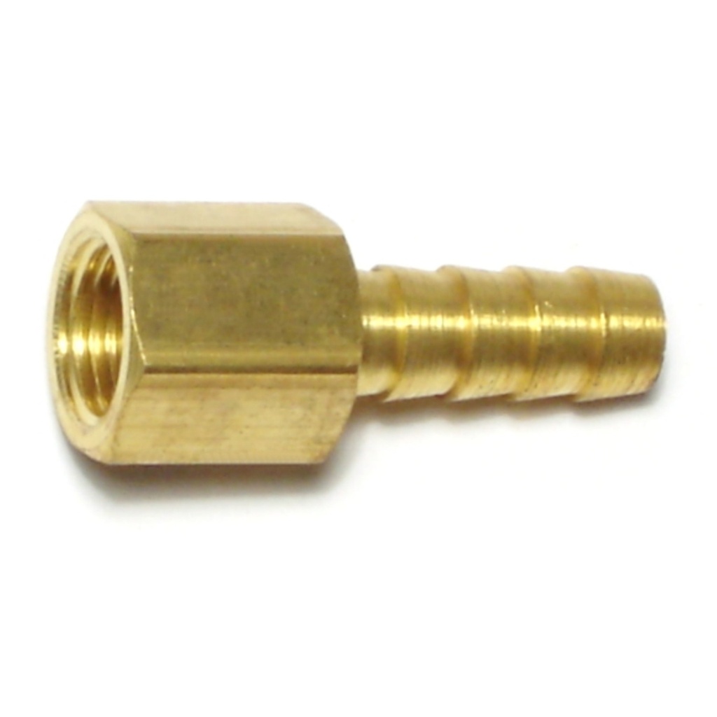 1/4 x 1/8 FPT Brass Hose Barb