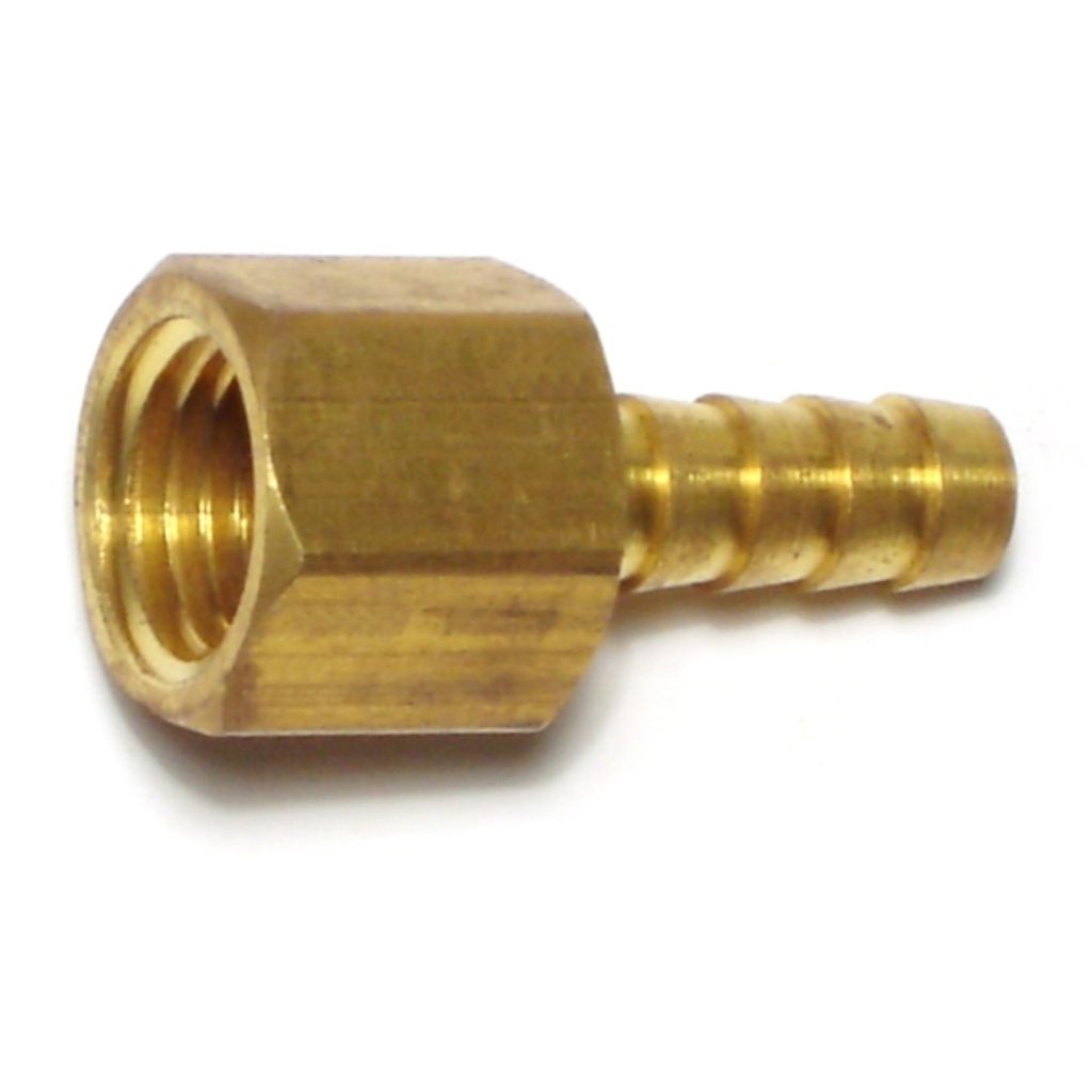 1/4 x 1/4 FPT Brass Hose Barb