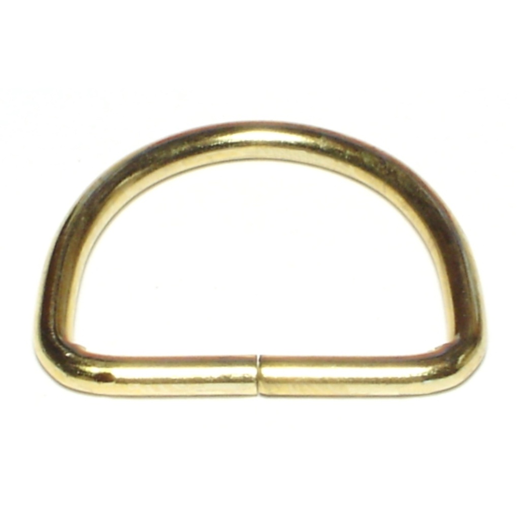 1-5/16 x 1 D Ring-Brass Plt