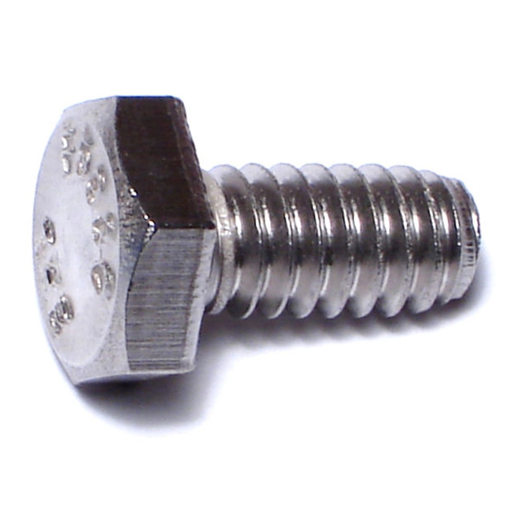 1/4-20 x 1/2 Hex Cap Screw SS
