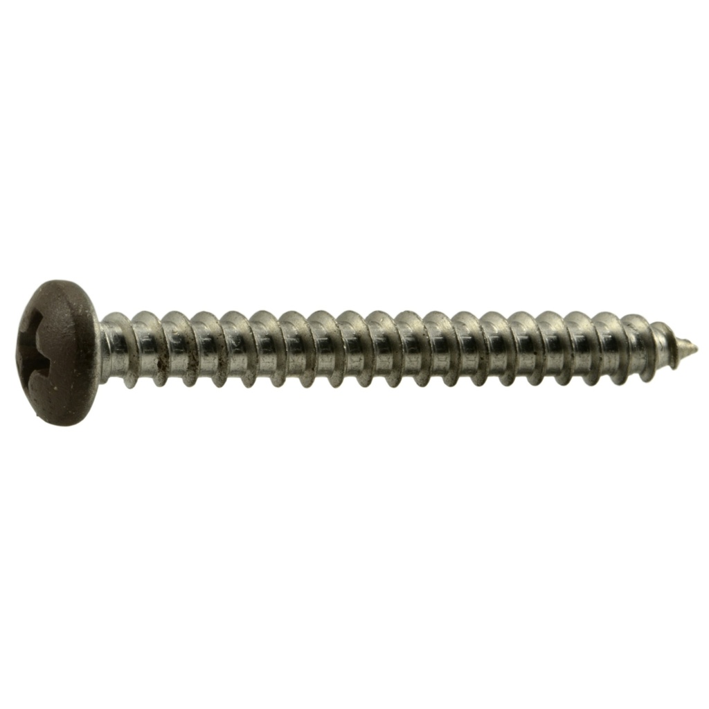 8 x 1-1/2 Brn Pan Shutr SS