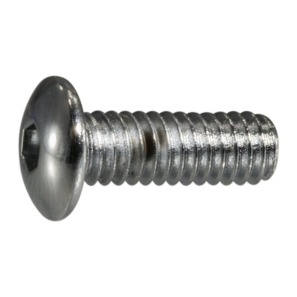 8-32 x 1/2 Button Sckt Chrm