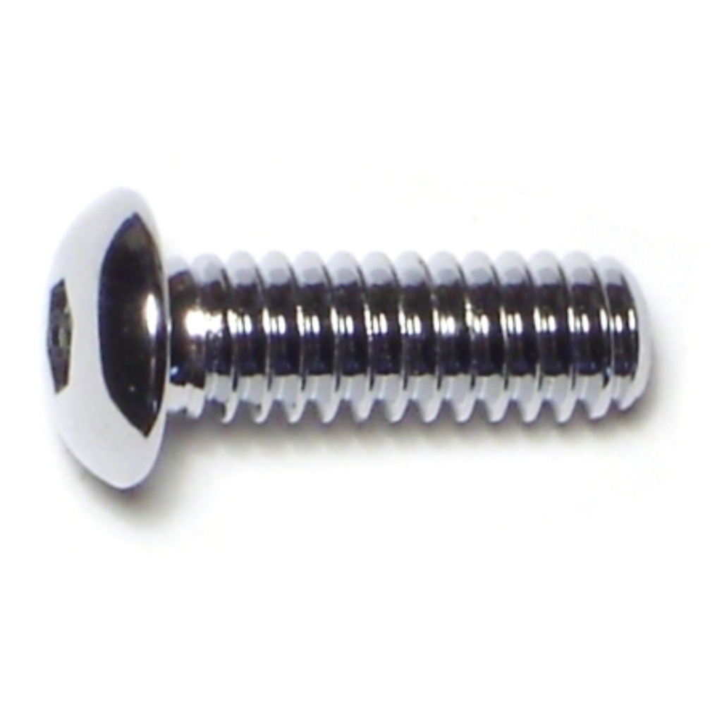 1/4-20 x 3/4 Button Sckt Chrm