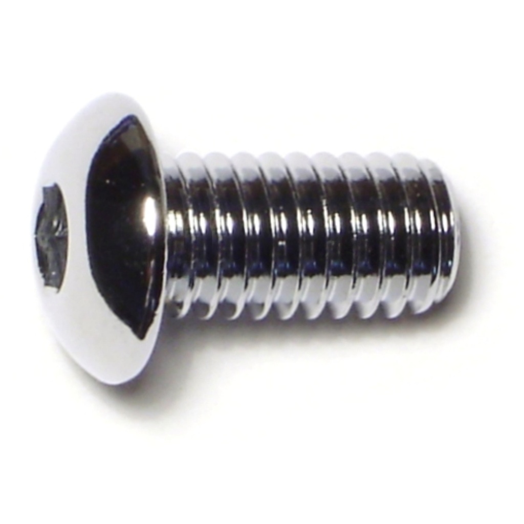 3/8-16 x 3/4 Button Sckt Chrm