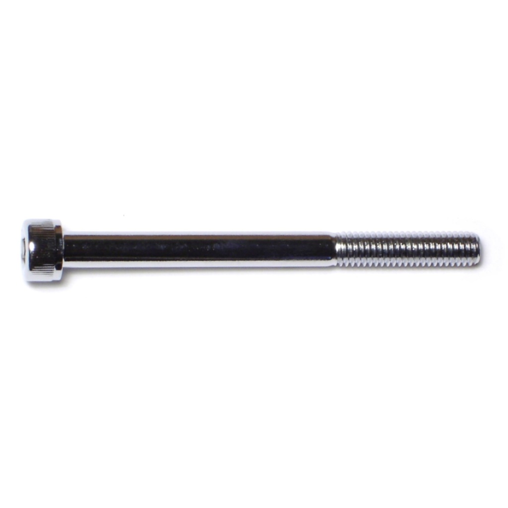 6mm-1.0 x 70mm Knurl Sockt Chrm